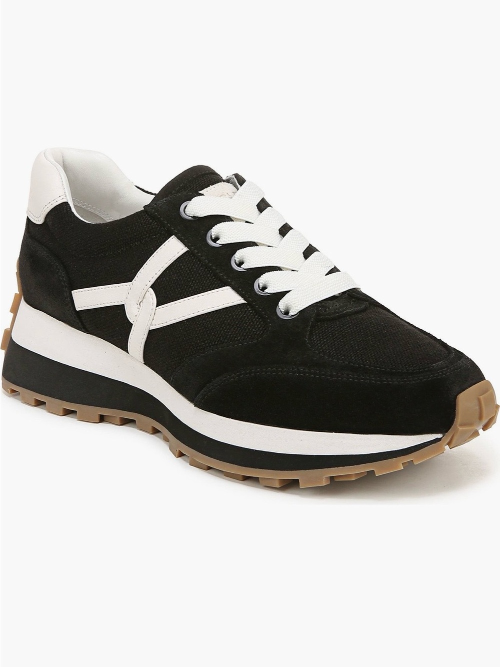 Veronica Beard Women’s Black and White Valentina Runner